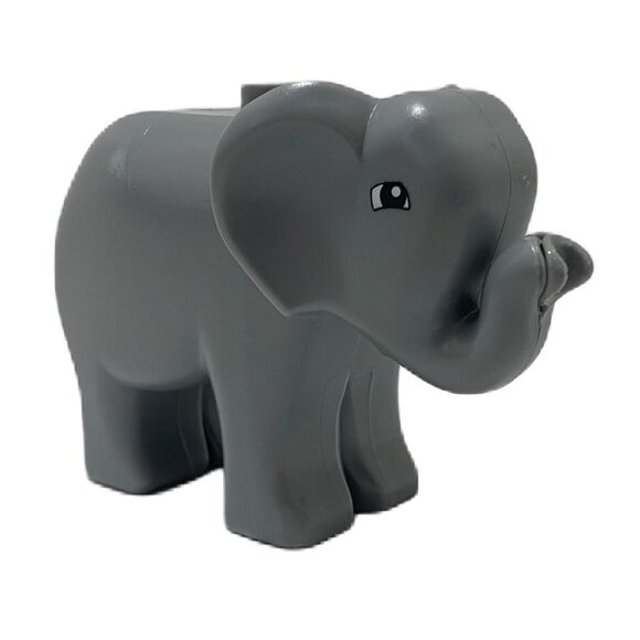 Lego Duplo My First Elephant Toy Figure Grey Plastic 3.5 Inch X 2.5 Inch - Picture 1 of 7